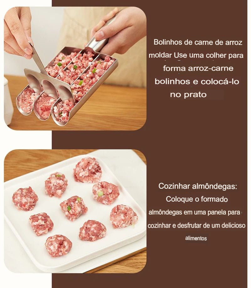 Colher em Molde para Bolinhos de Carne KBN