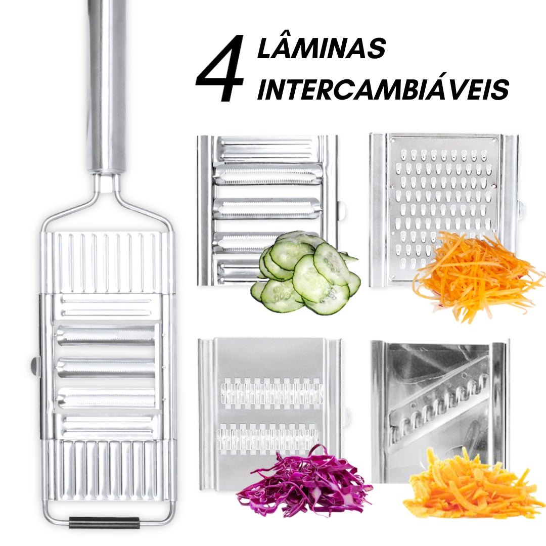 Ralador Multiuso KBN em Aço Inoxidável FlexGrate