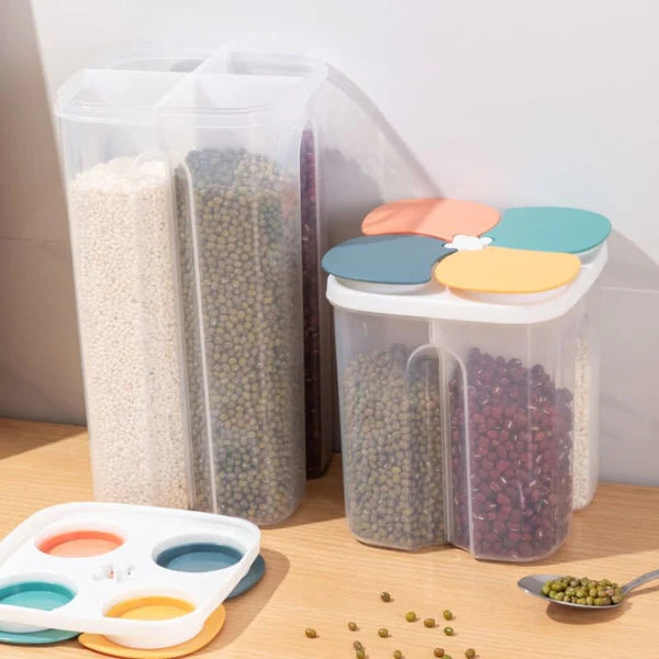 Dispensador Porta-Alimentos com Divisórias Kanban Store