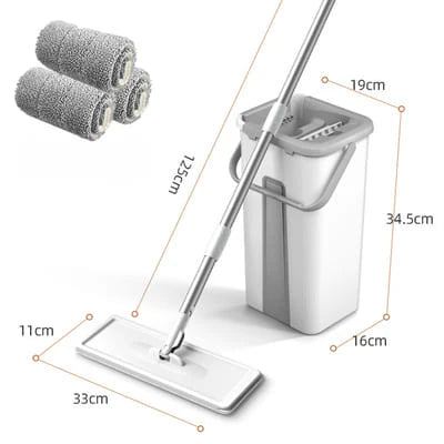 Esfregão de Limpeza Giratório KBN PowerMop