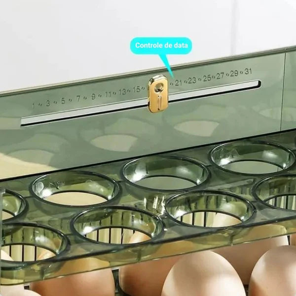 Organizador de Geladeira para Ovos KBN Linha FreshEgg