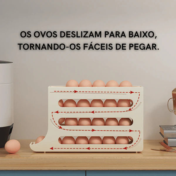 Organizador de Geladeira Porta Ovos KBN Linha CoolEgg