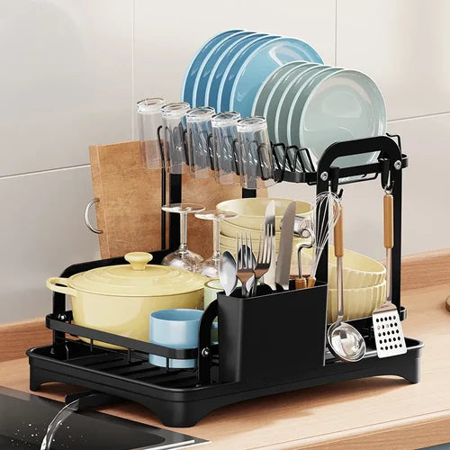 Organizador e Escorredor de Pratos e Talheres KBN Organize Home