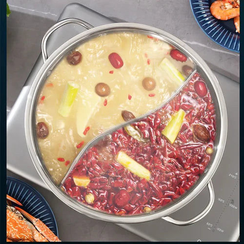 Panela de Inox KBN com Divisória - DuoPan