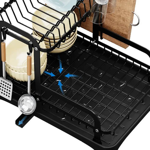 Organizador e Escorredor de Pratos e Talheres KBN Organize Home