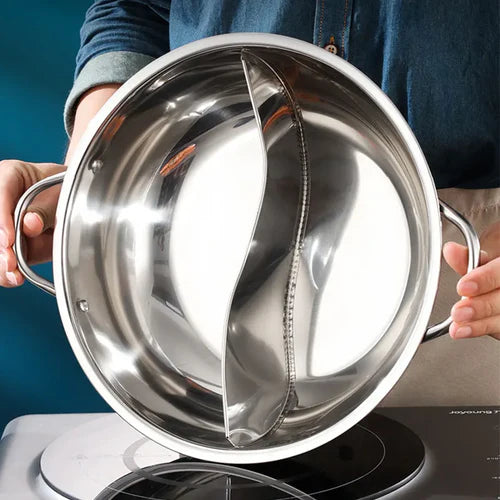 Panela de Inox KBN com Divisória - DuoPan