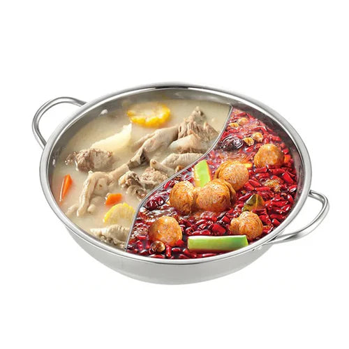 Panela de Inox KBN com Divisória - DuoPan