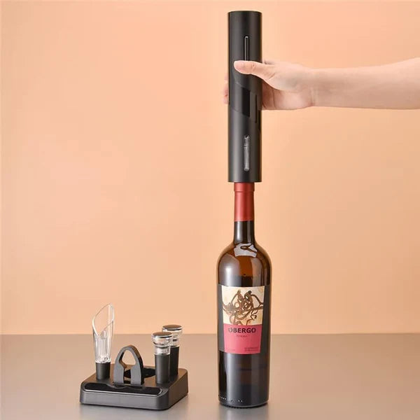 Abridor de Vinho Elétrico Recarregável com Design Sofisticado KBN