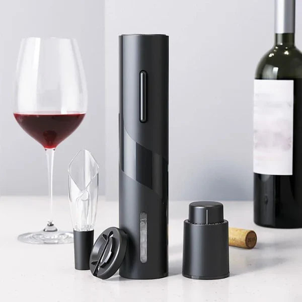 Abridor de Vinho Elétrico Recarregável com Design Sofisticado KBN