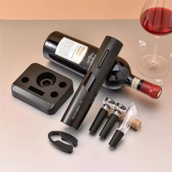 Abridor de Vinho Elétrico Recarregável com Design Sofisticado KBN