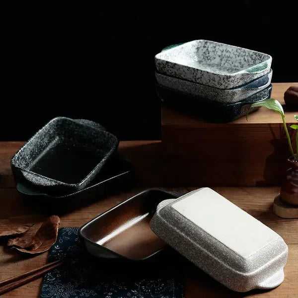 Assadeira de Cerâmica Japonesa para Forno, Mesa e Servir KBN