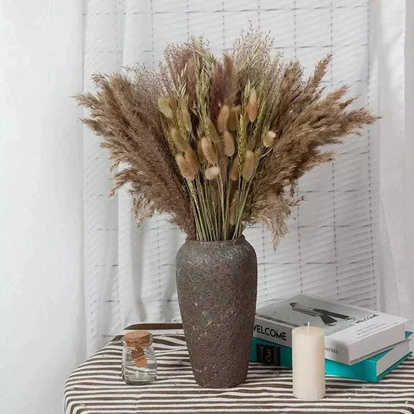 Buquê de Capim dos Pampas Natural para Decoração de Ambientes KBN