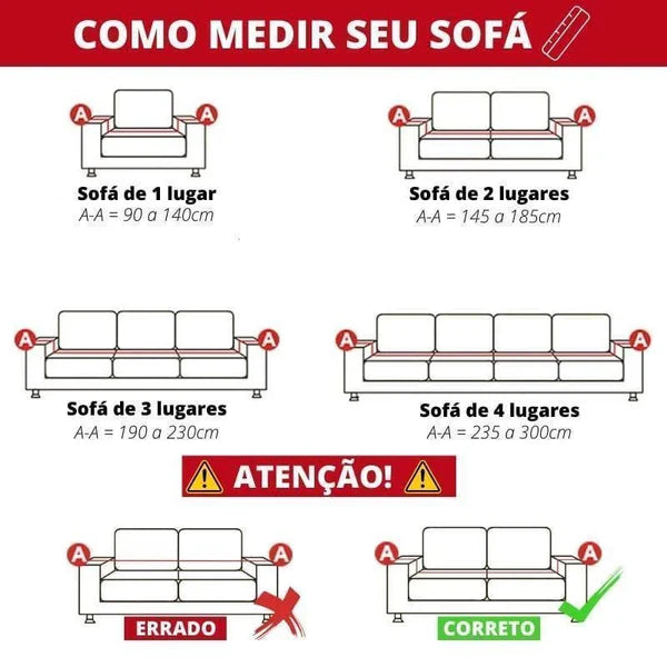 Capa de Sofá Premium à Prova de Água e Anti-Arranhões Cinza Azulado KBN
