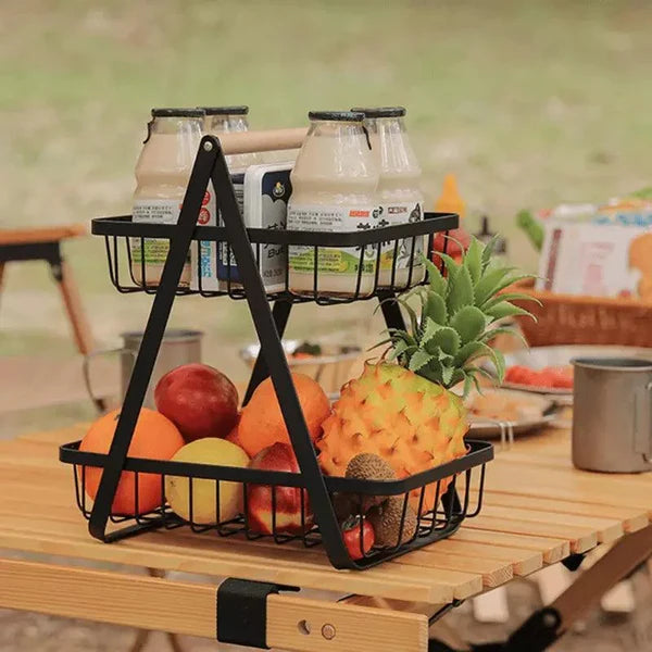 Cesta de Fruta 2 Andares Fruteira de Mesa KBN