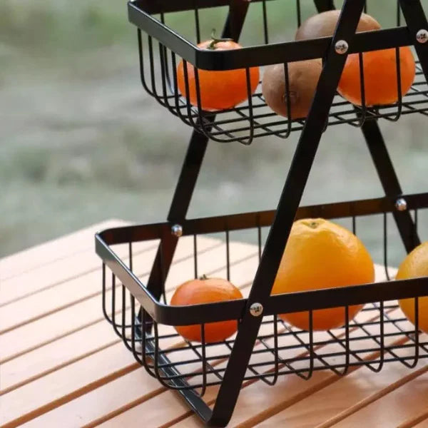 Cesta de Fruta 2 Andares Fruteira de Mesa KBN