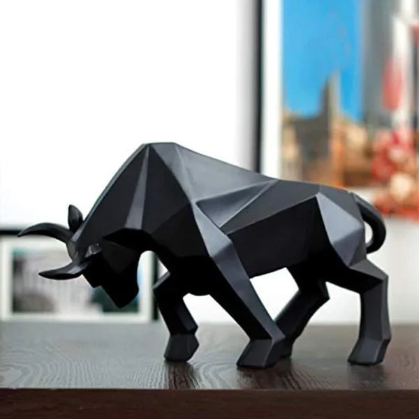 Decoração de Mesa de Resina Estátua Touro KBN