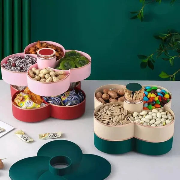 Organizador Giratório para Alimentos e Doces com Tampa Hermética KBN