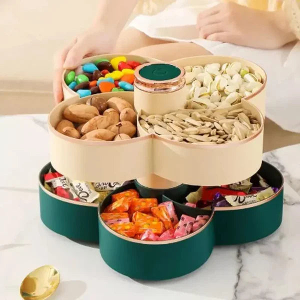 Organizador Giratório para Alimentos e Doces com Tampa Hermética KBN