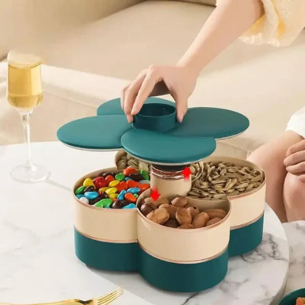 Organizador Giratório para Alimentos e Doces com Tampa Hermética KBN