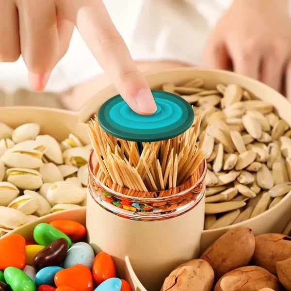 Organizador Giratório para Alimentos e Doces com Tampa Hermética KBN