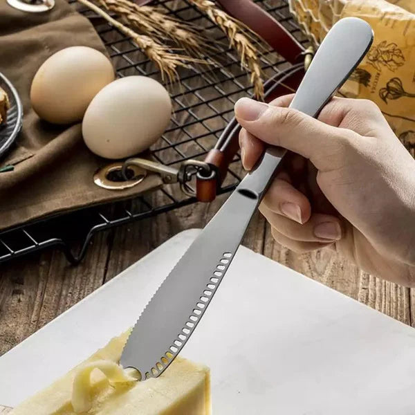 Espátula para Manteiga Faca Serrilhada KBN