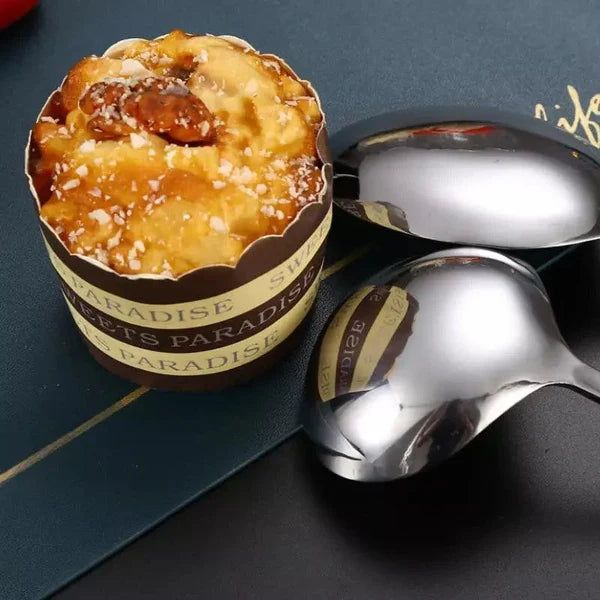 Kit Utensílios de Cozinha 6 Peças Inox Dourado KBN WoodTouch