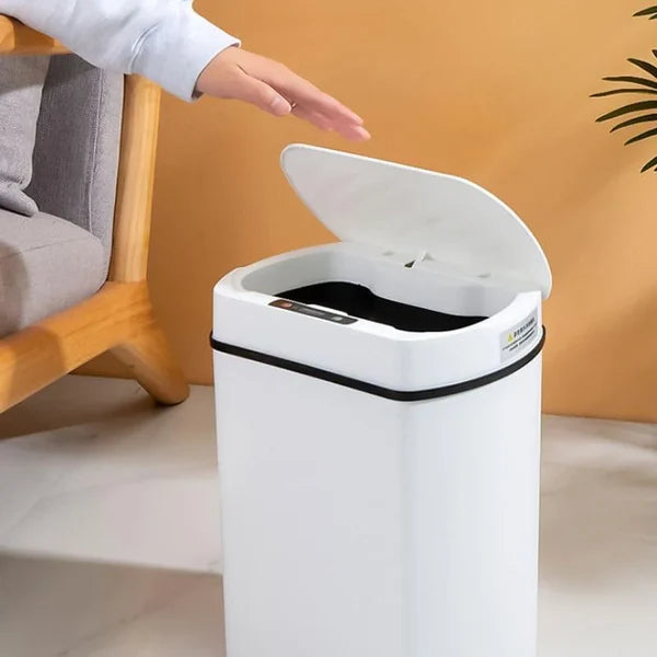 Lixeira Inteligente 15L com Sensor Automático para Banheiro e Cozinha KBN