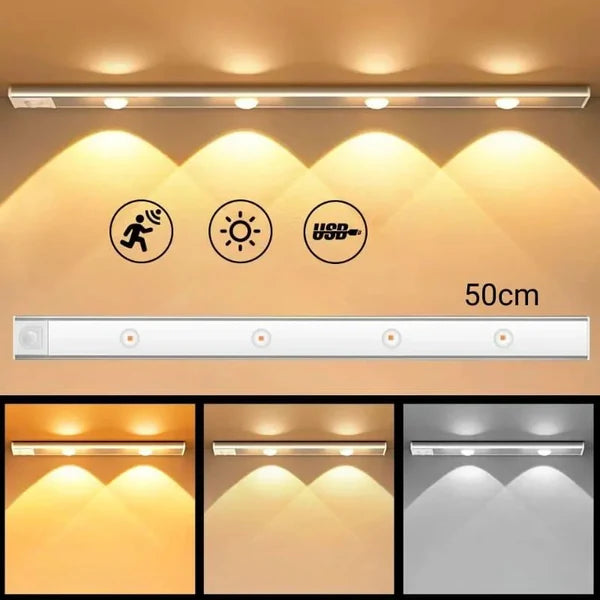 Luminária LED Magnética com Sensor de Movimento e Bateria KBN