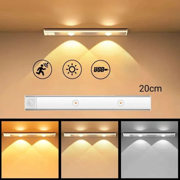 Luminária LED Magnética com Sensor de Movimento e Bateria KBN