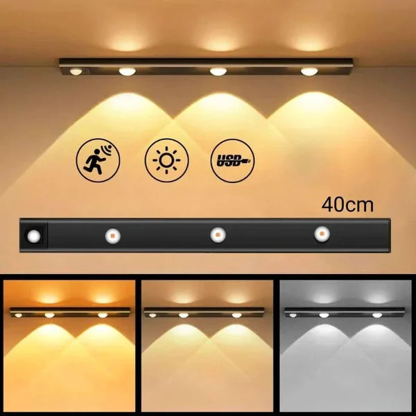 Luminária LED Magnética com Sensor de Movimento e Bateria KBN