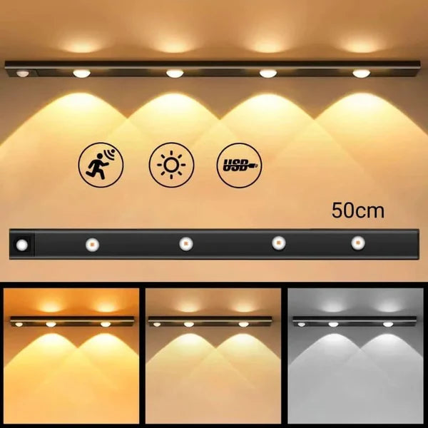 Luminária LED Magnética com Sensor de Movimento e Bateria KBN
