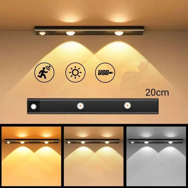 Luminária LED Magnética com Sensor de Movimento e Bateria KBN