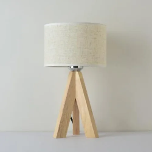 Luminária de Mesa em Madeira para Quarto e Escritório KBN