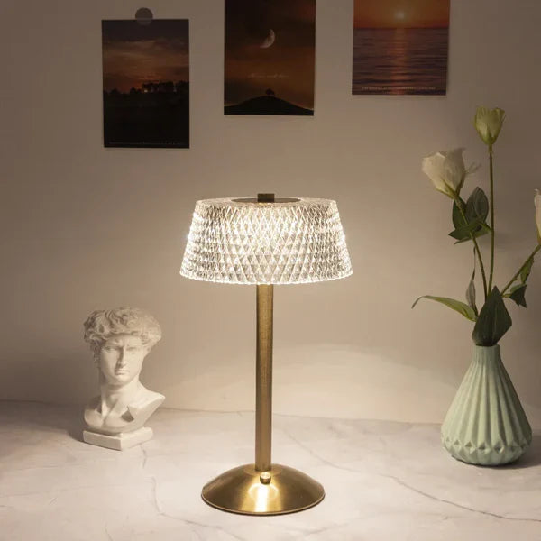 Luminária LED Europeia com Dimer USB para Quarto e Bar KBN