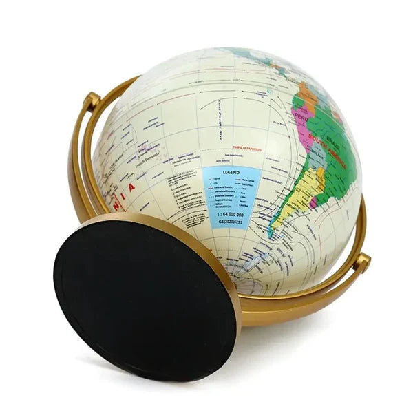 Mini Globo Terrestre Retrô para Decoração de Estante KBN