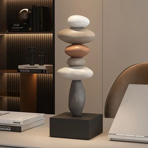 Miniaturas Decorativas em Resina para Escritório e Sala Estilo Moderno KBN