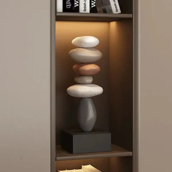Miniaturas Decorativas em Resina para Escritório e Sala Estilo Moderno KBN