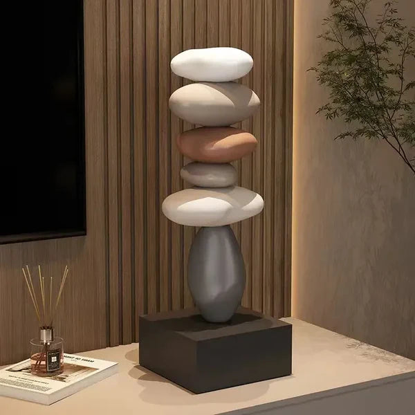 Miniaturas Decorativas em Resina para Escritório e Sala Estilo Moderno KBN