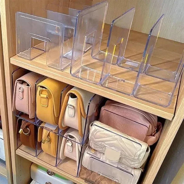 Organizador de Bolsas e Acessórios Acrílico Transparente KBN