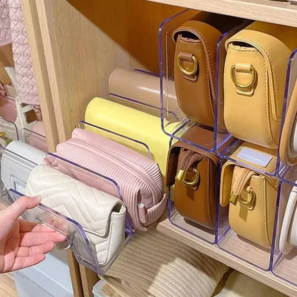 Organizador de Bolsas e Acessórios Acrílico Transparente KBN