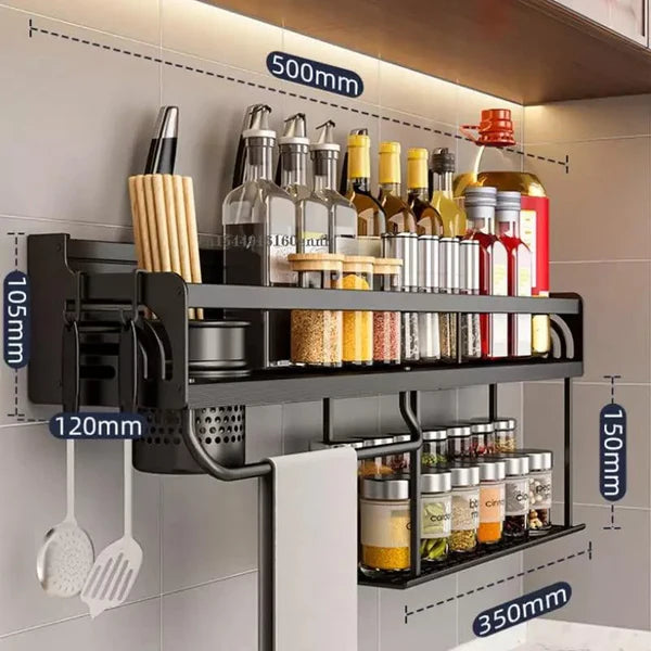 Prateleira Multifuncional para Cozinha em Aço Inox KBN