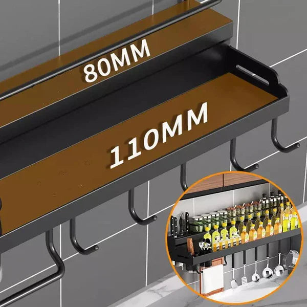 Prateleira Multifuncional para Cozinha em Aço Inox KBN