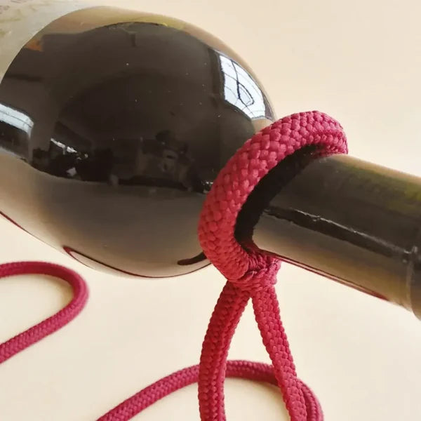 Suporte de Vinho em Forma de Cordas para Cozinha e Bar KBN