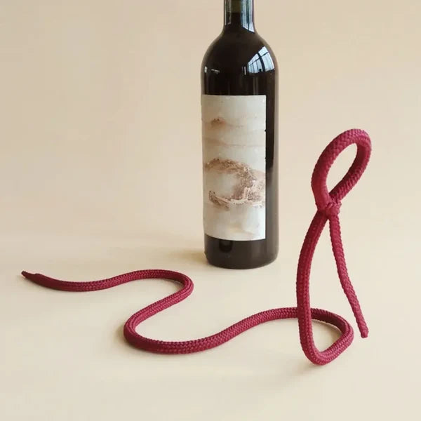 Suporte de Vinho em Forma de Cordas para Cozinha e Bar KBN