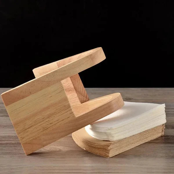 Suporte para Filtro de Café em Bambu Maciço Vertical KBN