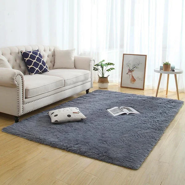 Tapete Felpudo Liso Antiderrapante para Sala e Quarto KBN