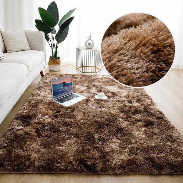 Tapete Felpudo Mescla Antiderrapante para Sala e Quarto