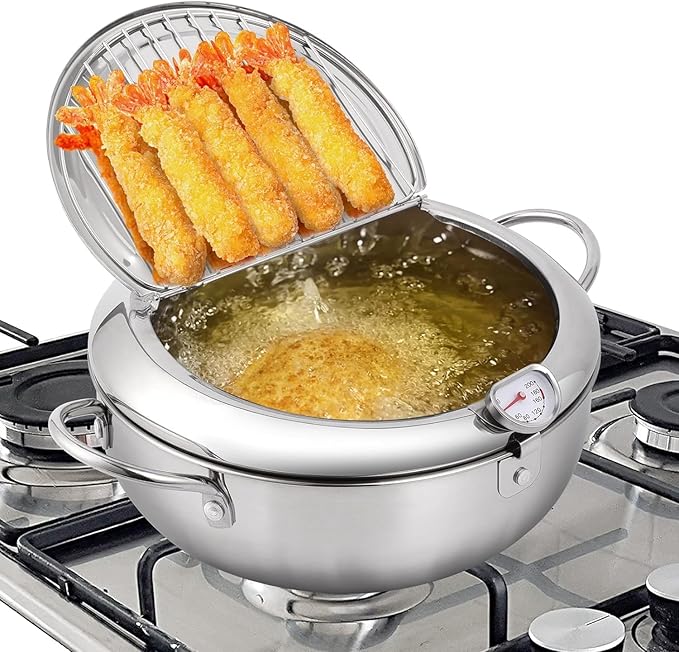 Fritadeira em Aço Inox com Termômetro KBN