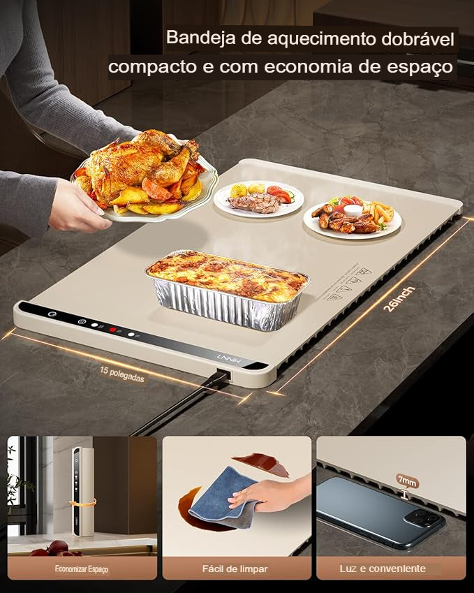 Tapete Aquecedor para Alimentos KBN