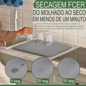 Tapete de Secagem para Bancada de Cozinha KBN